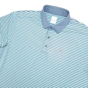 Callaway Opti-Dri Polo Golf Shirt Men's L Aqua Blue‎ Performance Stretch